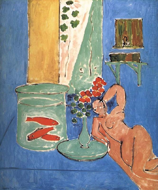 Henri Matisse Goldfish and statue china oil painting image